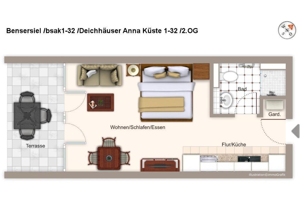 Deichhaeuser Anna Kueste Deichhaeuser Anna Kueste 1-32 Бензерзіль Екстер'єр фото